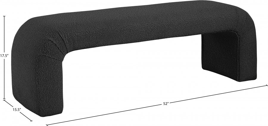 Banc en tissu Niagara Boucle