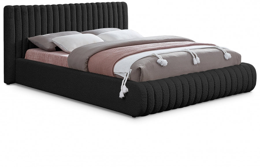 Lit Queen En Tissu Bouclé Nash