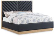 Lit King Size en cuir végétalien Casa