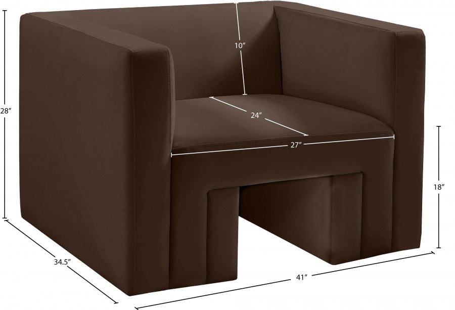 Chaise Henson en velours
