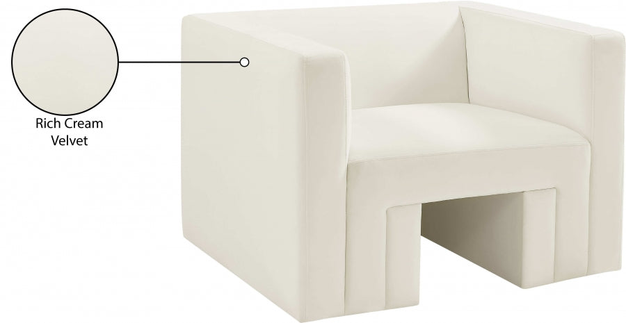 Chaise Henson en velours