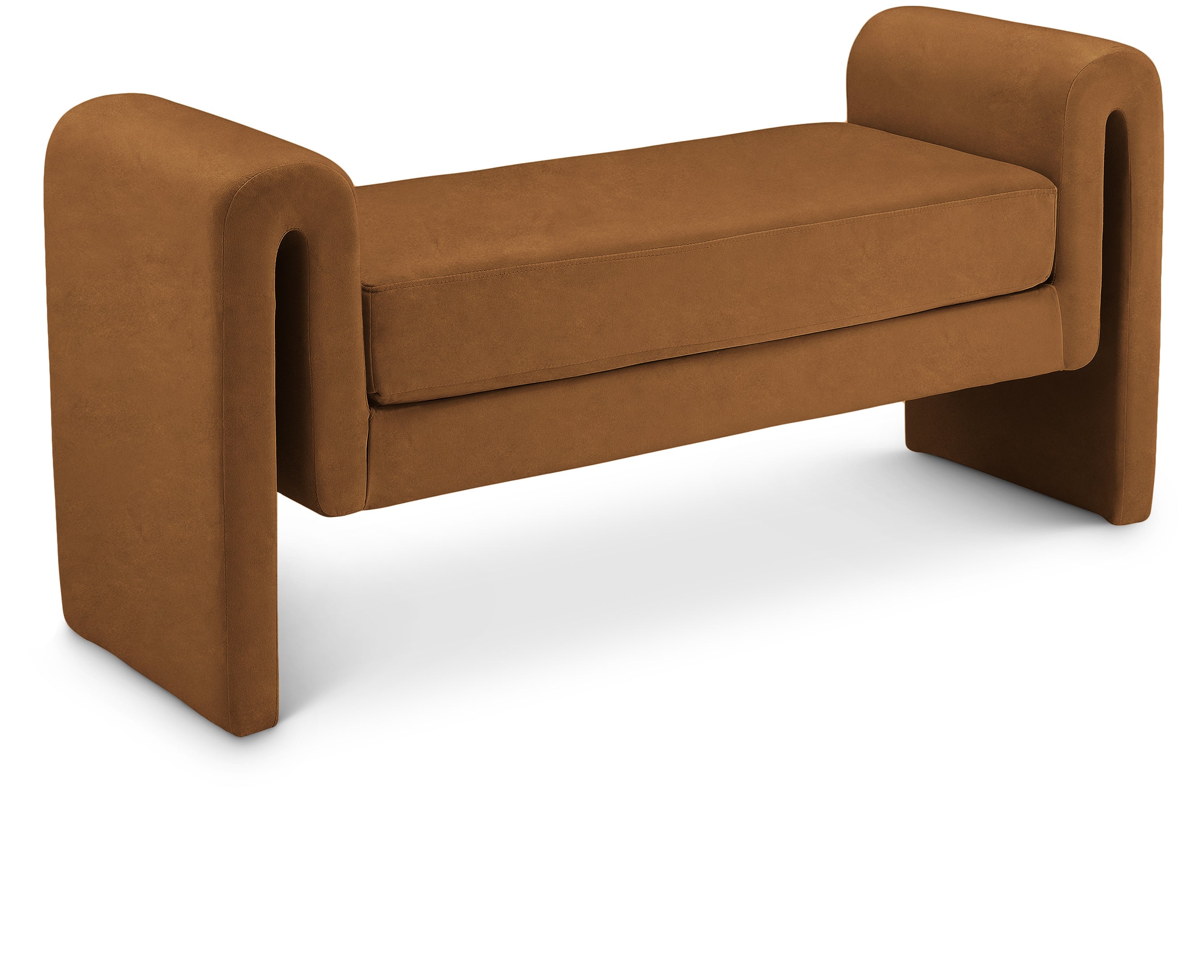 Banc 51" en velours Sloan