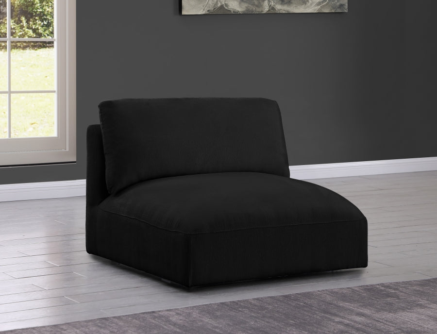 Chaise modulaire sans accoudoirs en tissu Ease