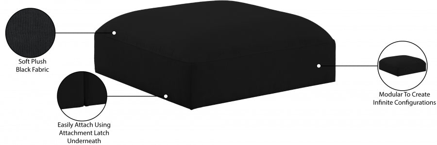 Pouf en tissu Ease