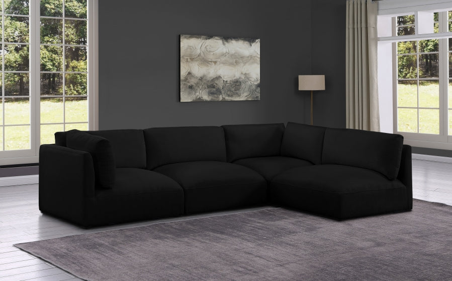 Sectionnel modulaire en tissu Ease