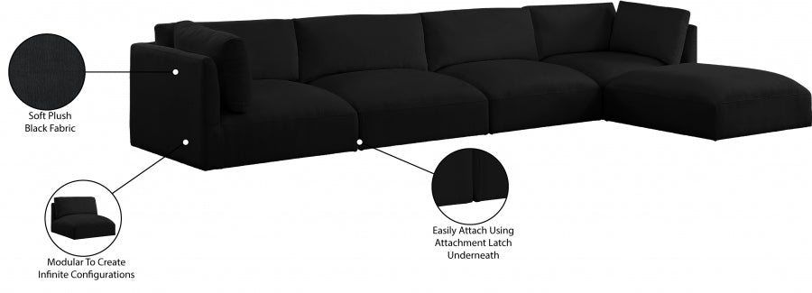Sectionnel modulaire en tissu Ease