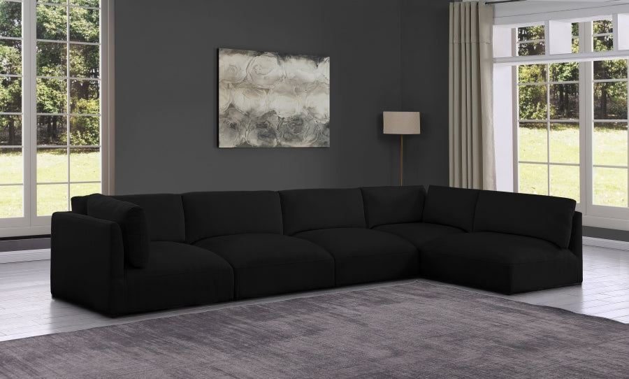 Sectionnel modulaire en tissu Ease