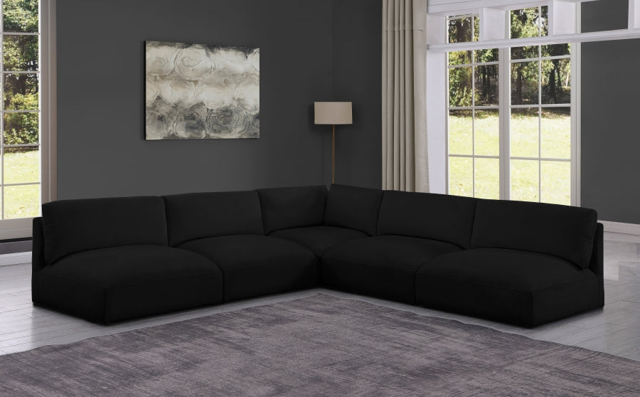 Sectionnel modulaire en tissu Ease