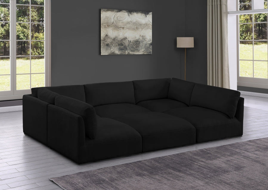 Sectionnel modulaire en tissu Ease