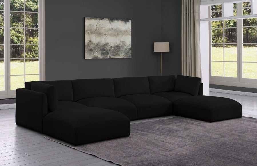 Sectionnel modulaire en tissu Ease