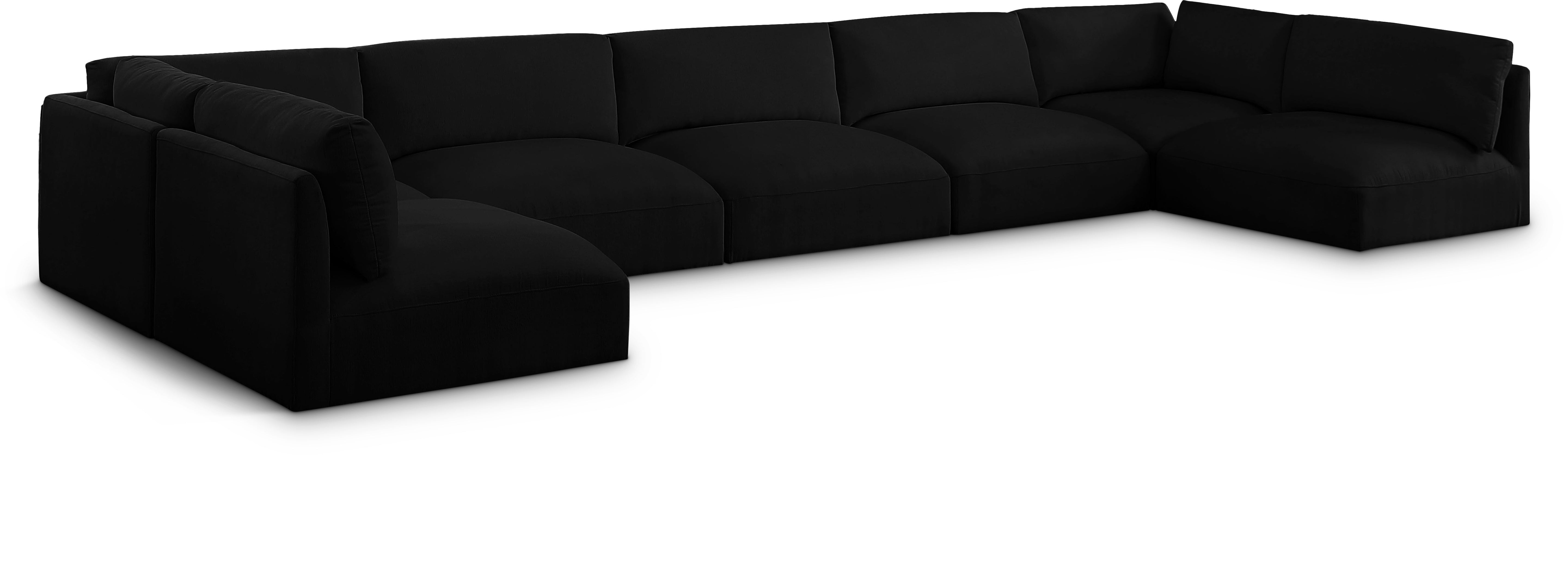 Sectionnel modulaire en tissu Ease
