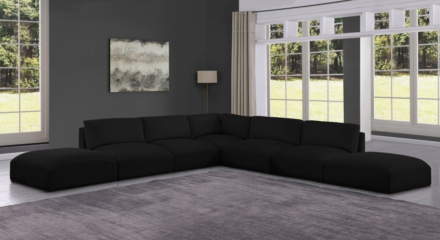 Sectionnel modulaire en tissu Ease