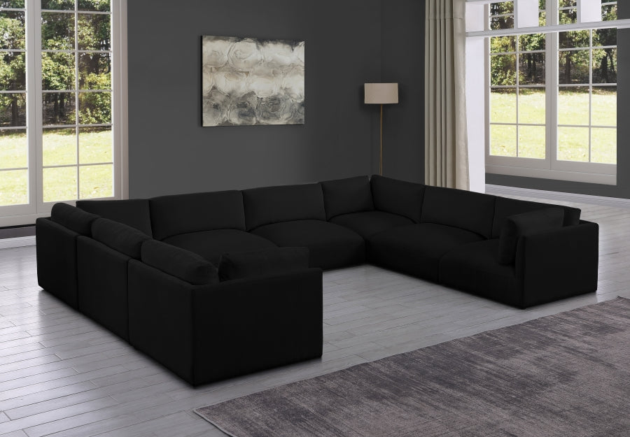 Sectionnel modulaire en tissu Ease