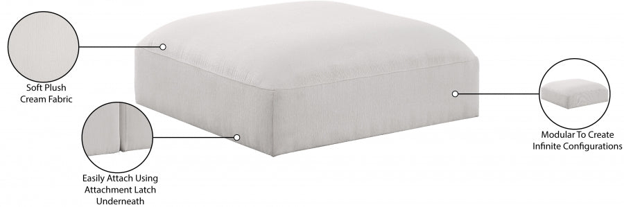 Pouf en tissu Ease