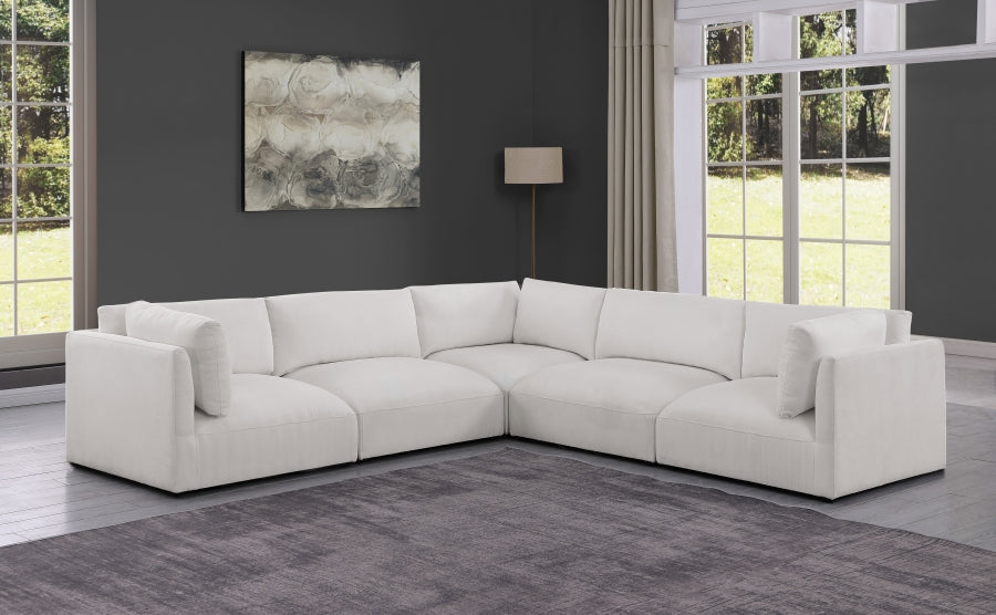 Sectionnel modulaire en tissu Ease