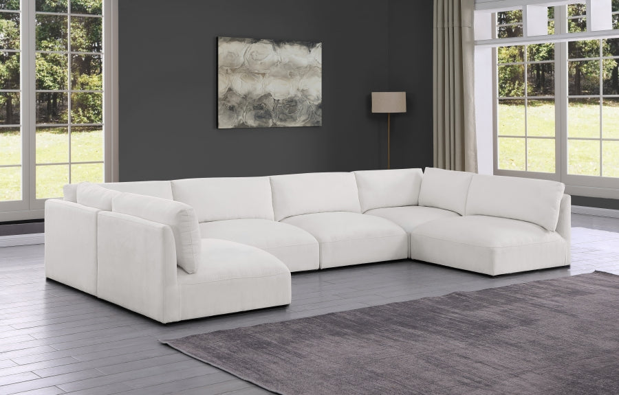 Sectionnel modulaire en tissu Ease