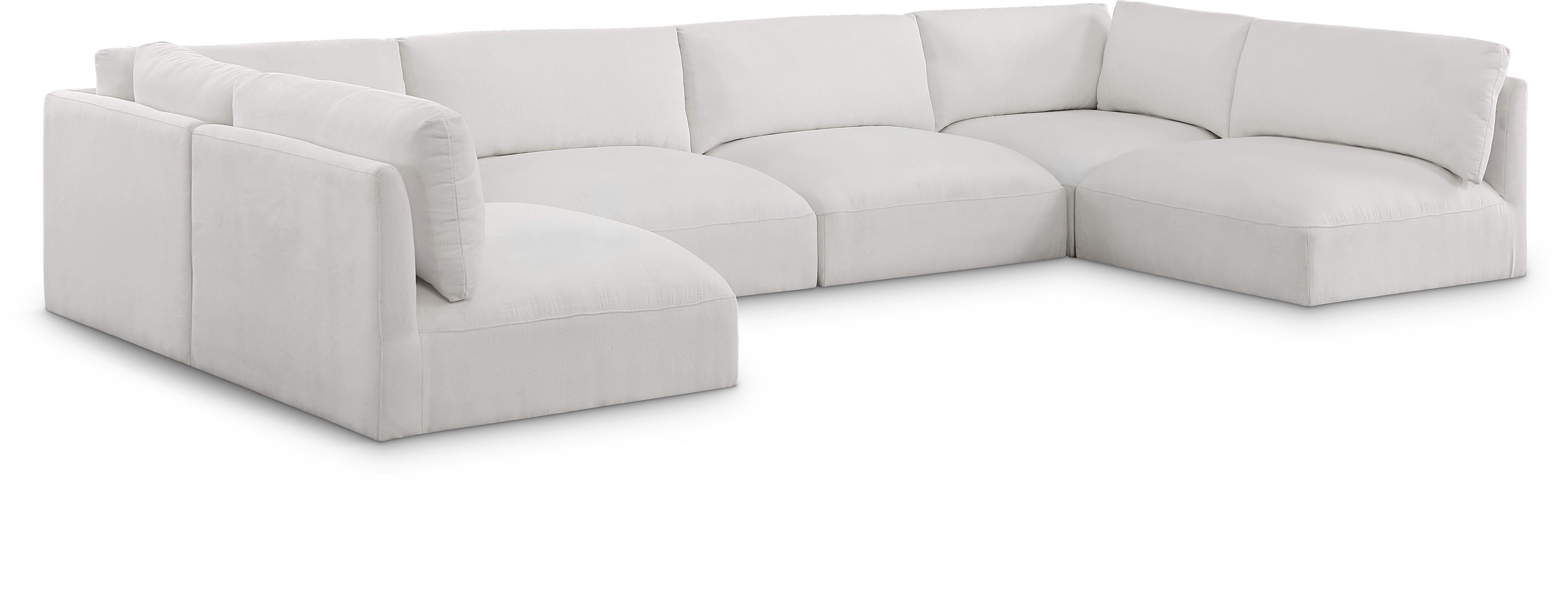 Sectionnel modulaire en tissu Ease