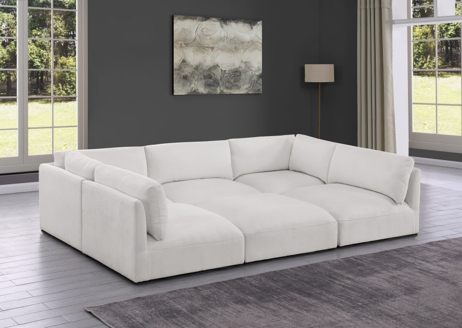 Sectionnel modulaire en tissu Ease
