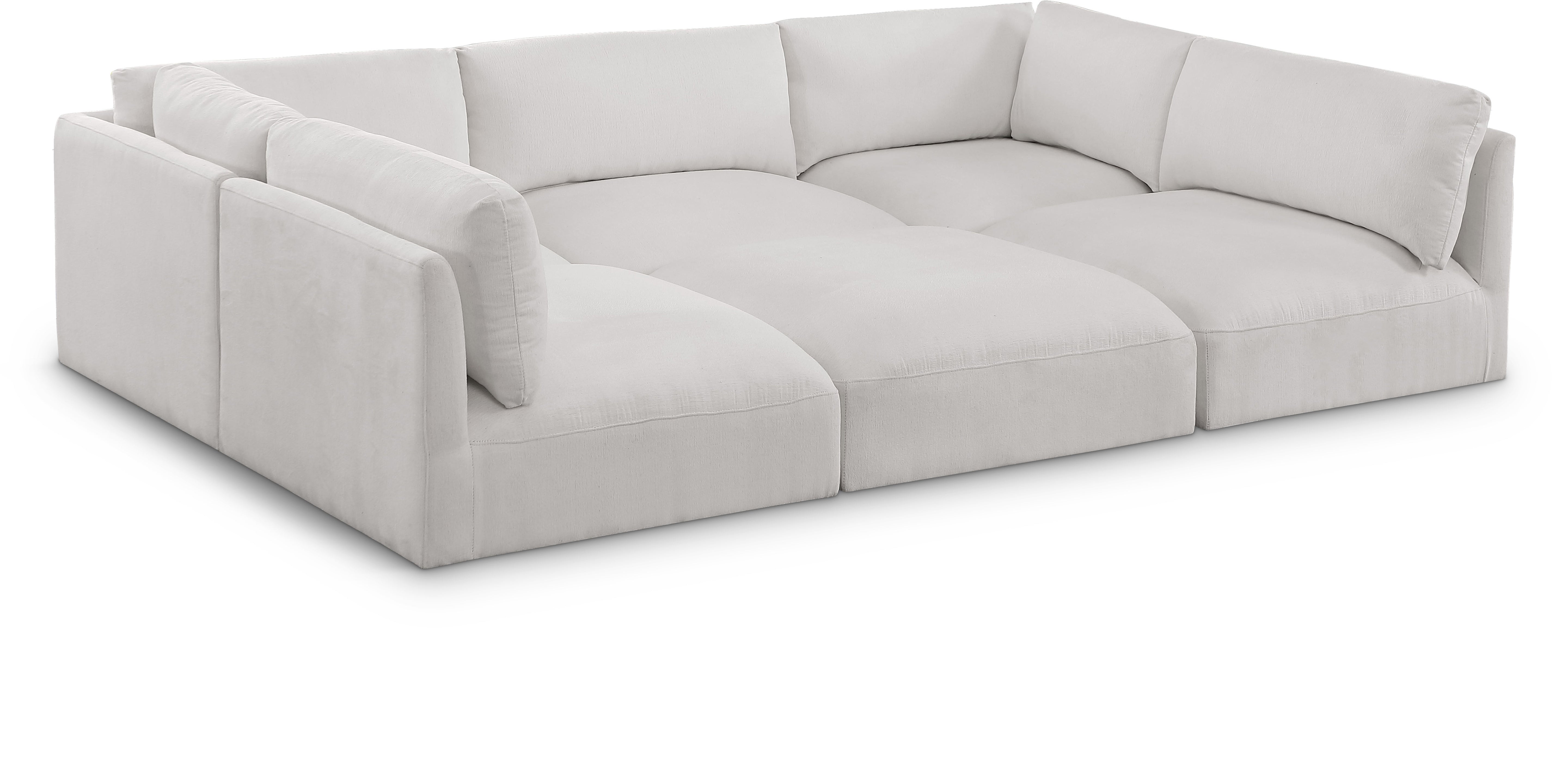 Sectionnel modulaire en tissu Ease