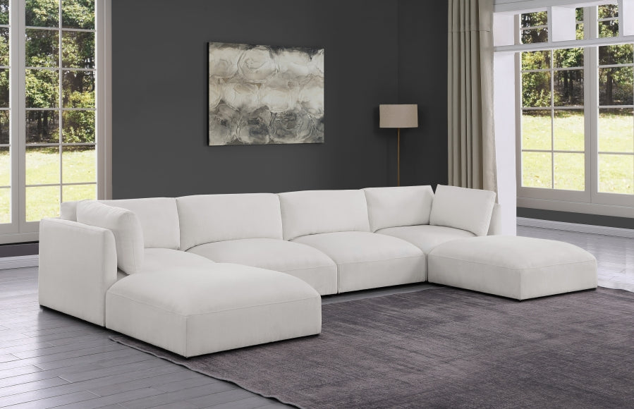 Sectionnel modulaire en tissu Ease