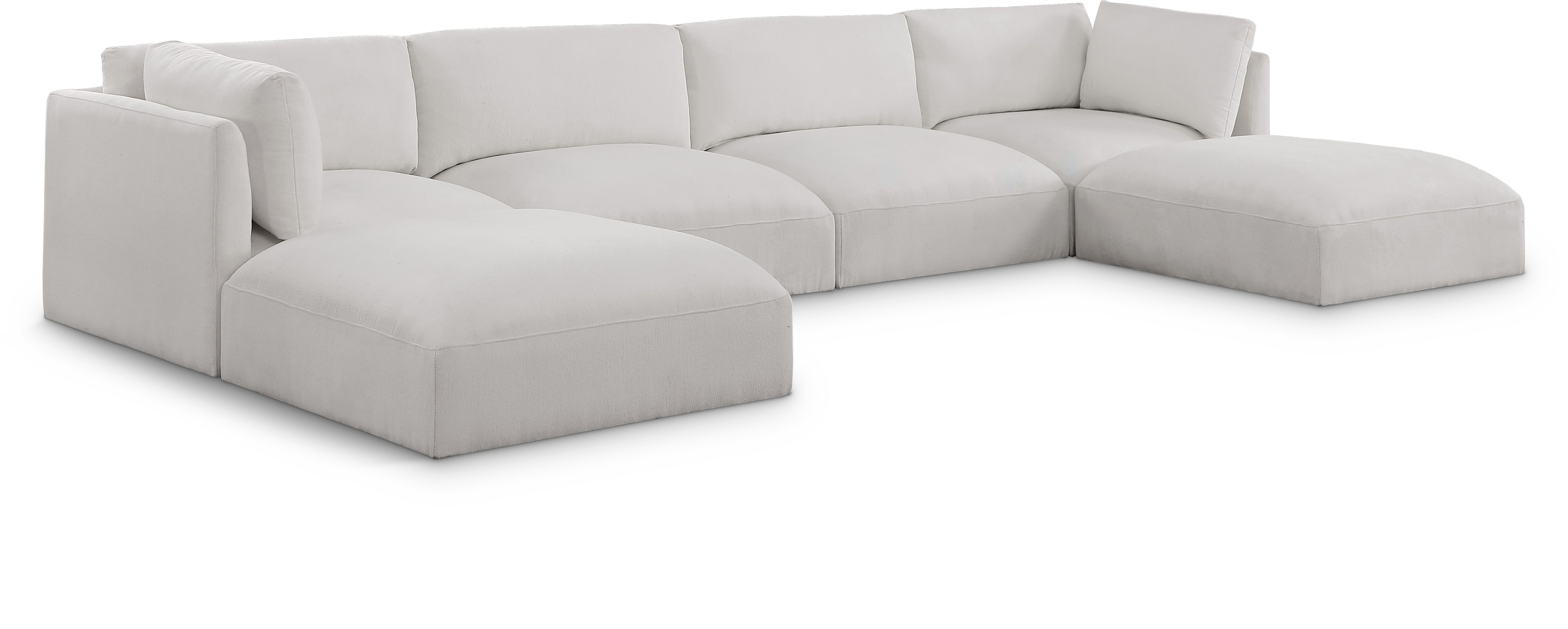 Sectionnel modulaire en tissu Ease