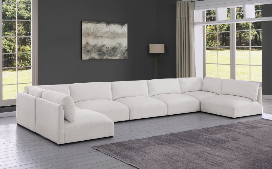 Sectionnel modulaire en tissu Ease