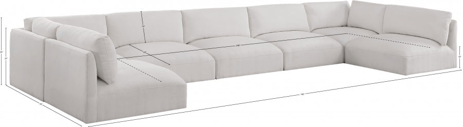 Sectionnel modulaire en tissu Ease