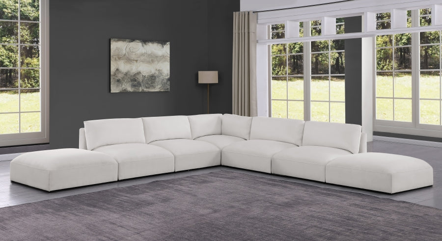 Sectionnel modulaire en tissu Ease
