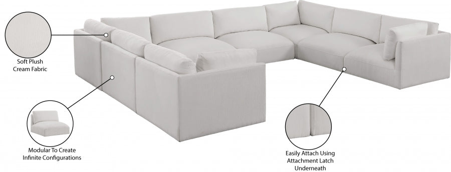 Sectionnel modulaire en tissu Ease