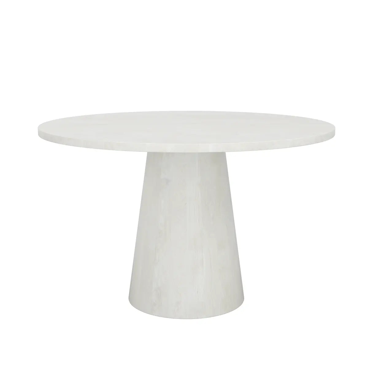 Table ronde Wynter 47 po et 4 chaises | Base piédestal et bois massif