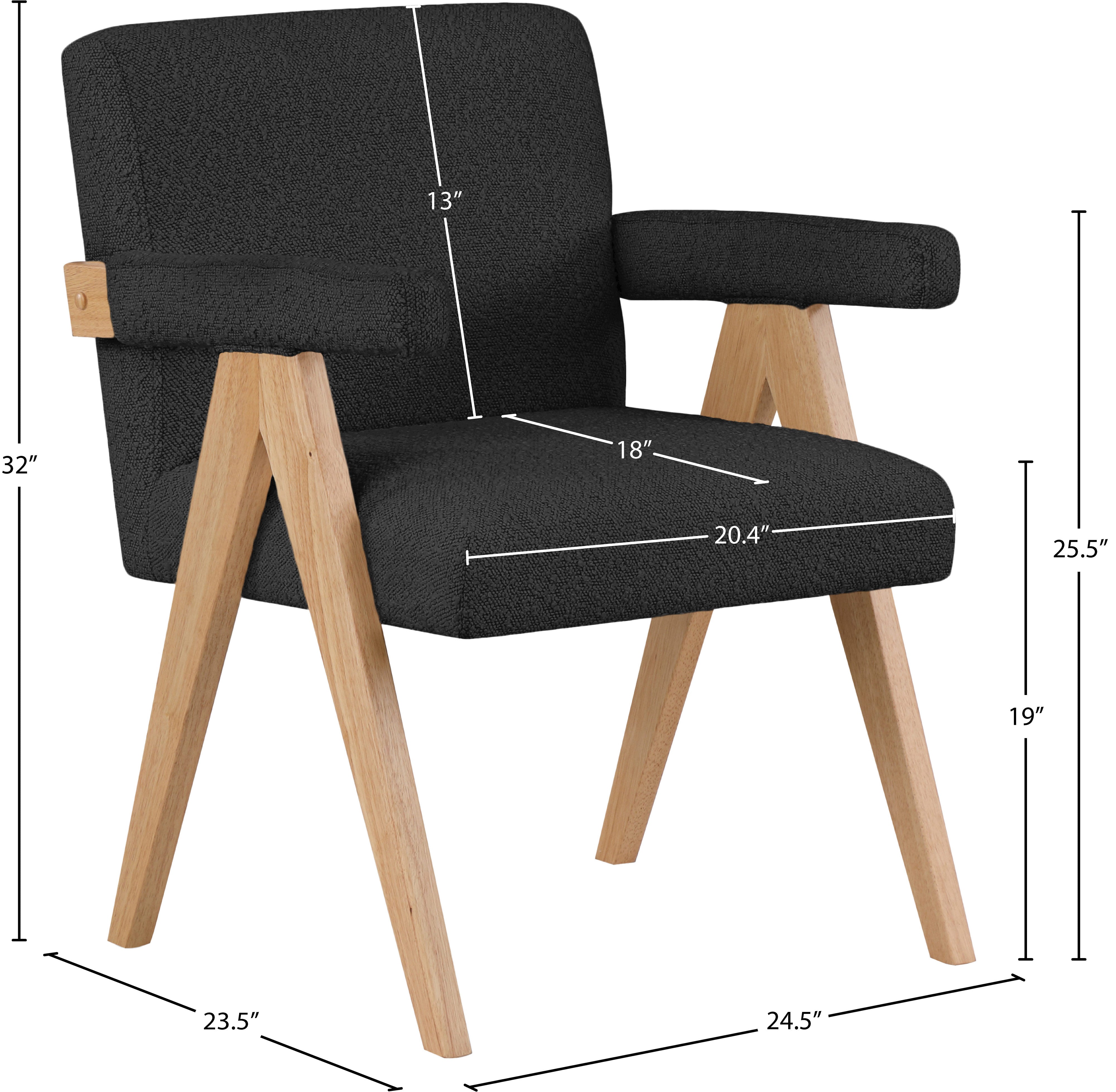 Fauteuil d'appoint en tissu boucle Woodloch