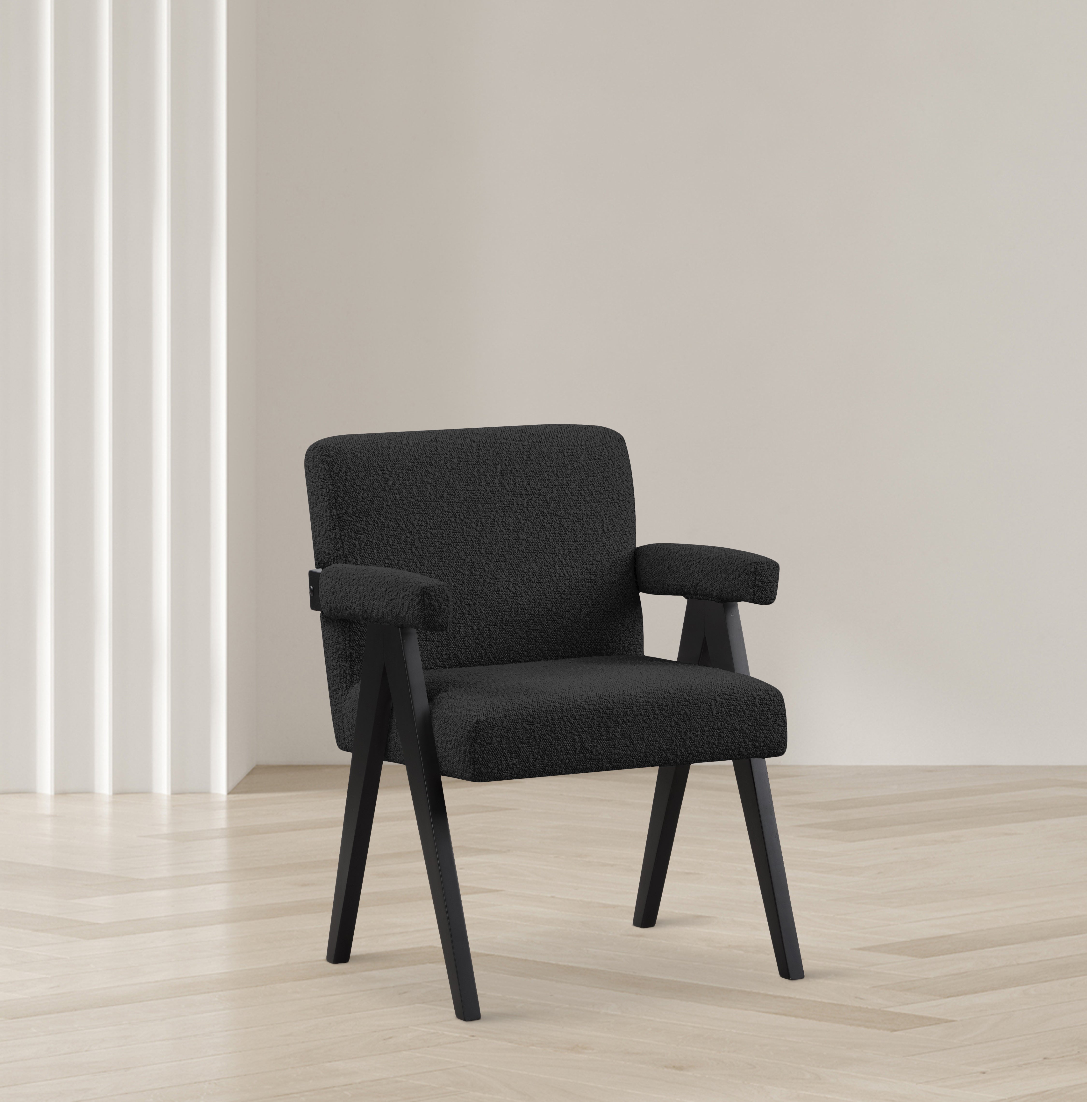 Fauteuil d'appoint en tissu boucle Woodloch