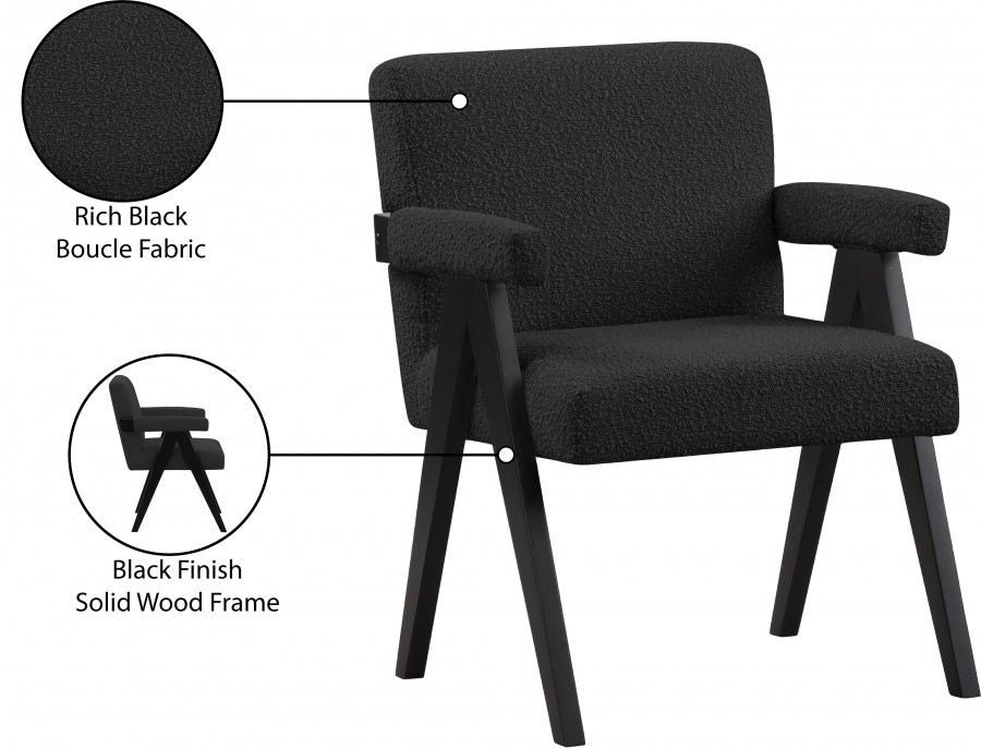 Fauteuil d'appoint en tissu boucle Woodloch