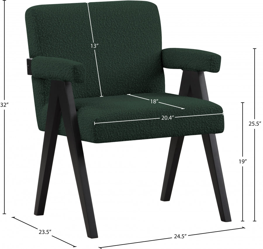 Fauteuil d'appoint en tissu boucle Woodloch