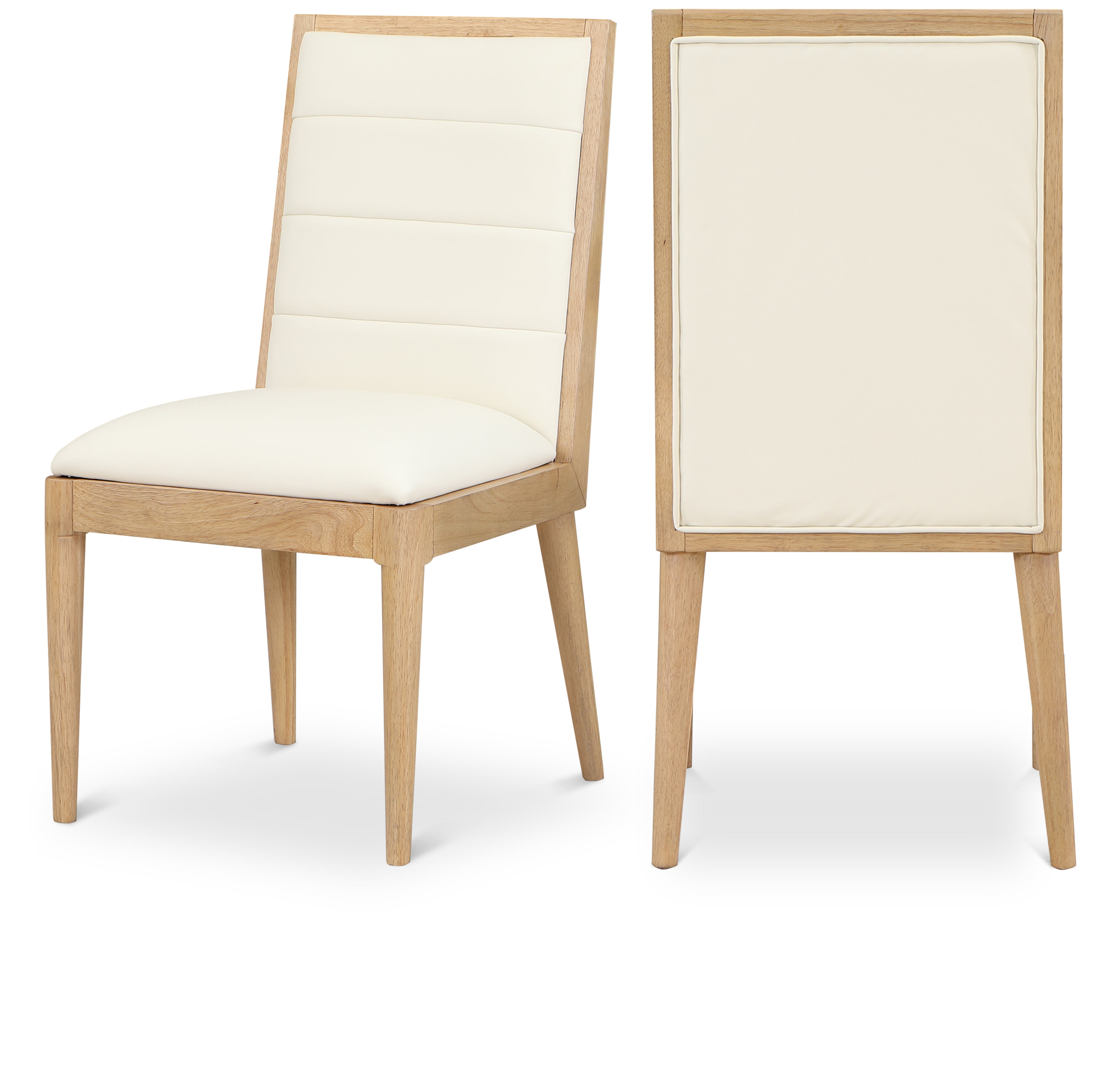 Chaise de salle à manger en cuir végétalien Bristol