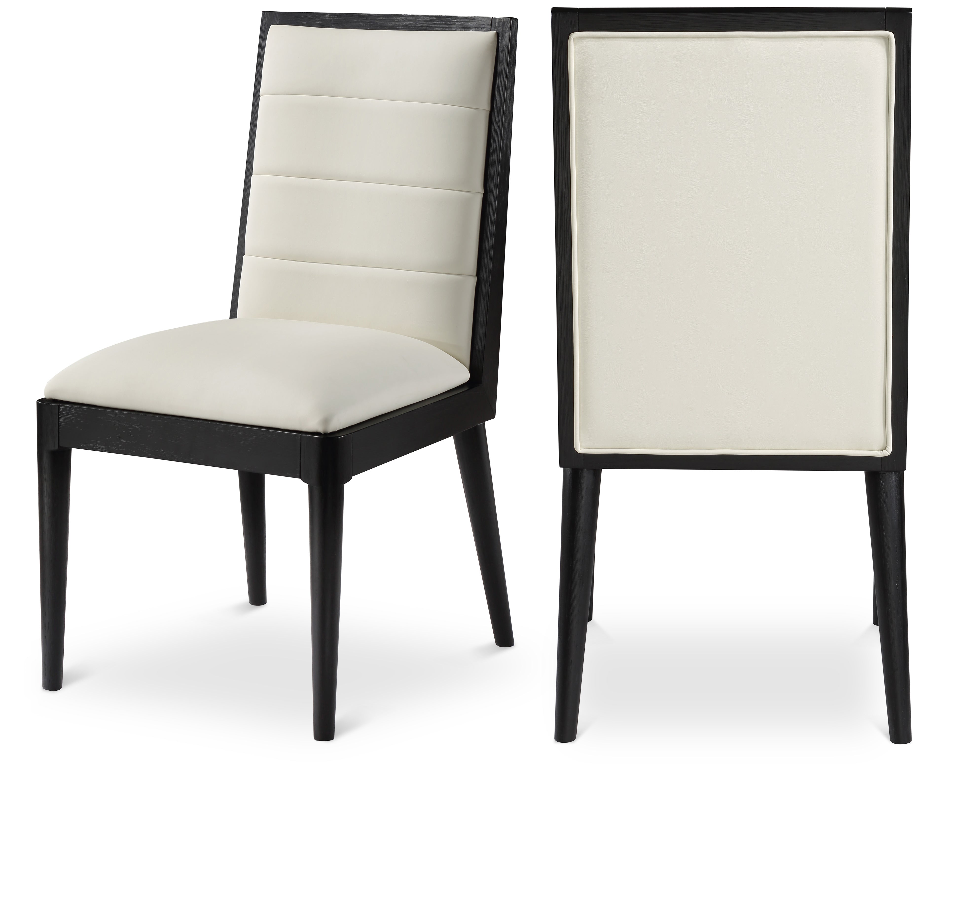 Chaise de salle à manger en cuir végétalien Bristol