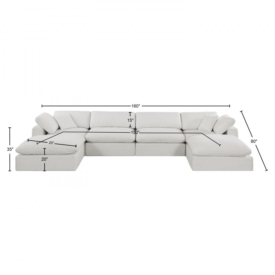 Canapé sectionnel confortable en tissu texturé en lin