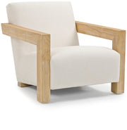 Fauteuil d'appoint en tissu texturé Ward Linen