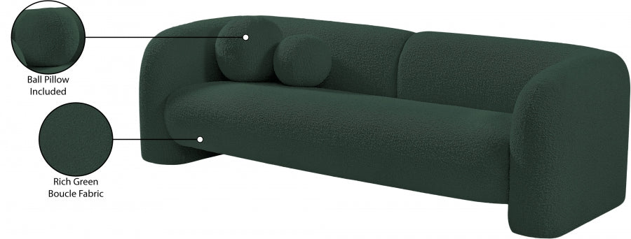 Canapé en tissu bouclé Emory