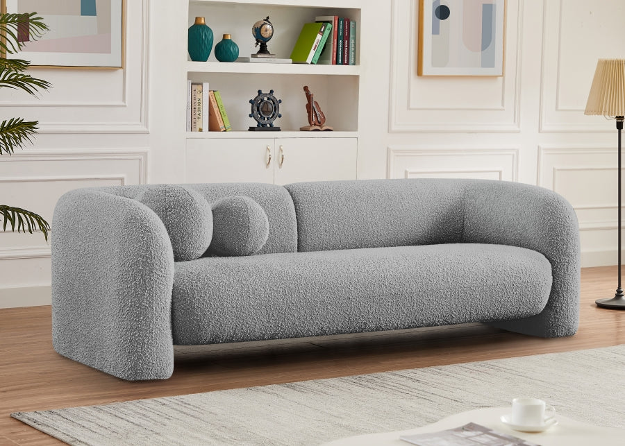 Canapé en tissu bouclé Emory