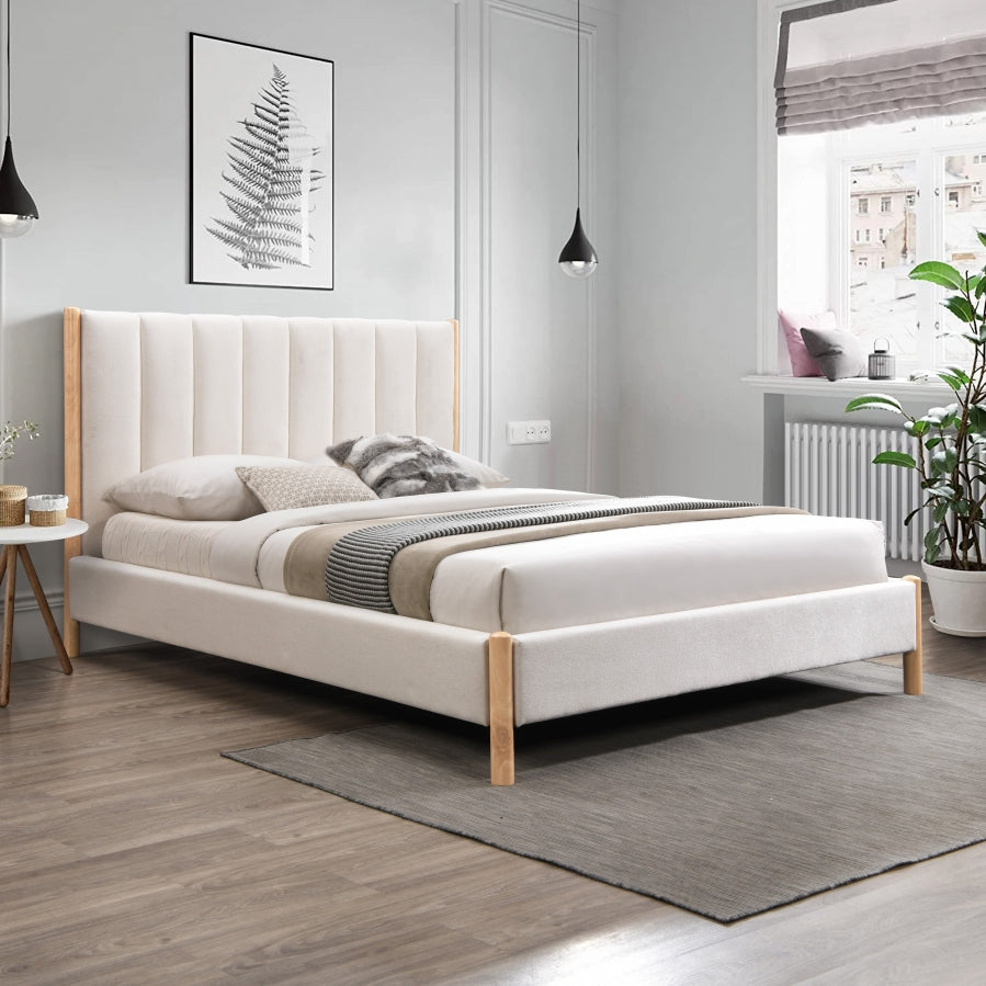 Lit Queen En Tissu Kona