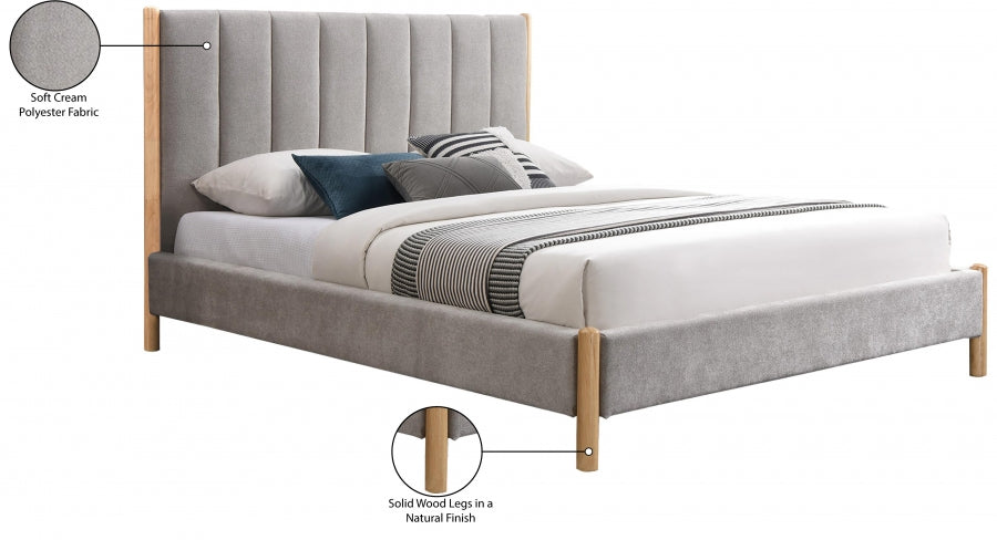 Lit Queen En Tissu Kona
