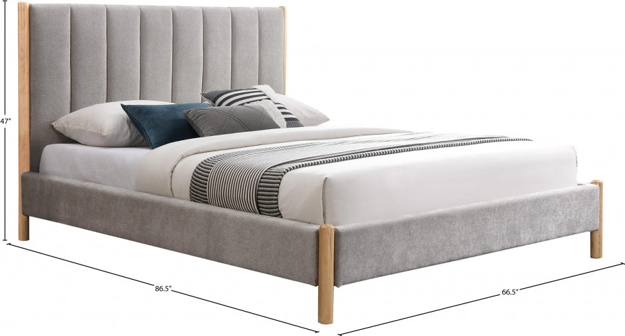 Lit Queen En Tissu Kona