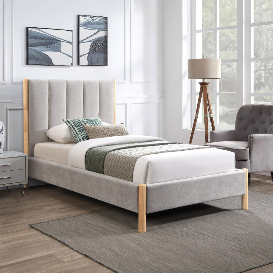 Lit simple en tissu Kona