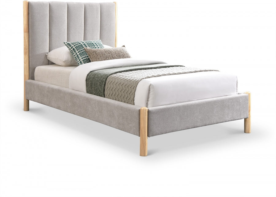 Lit simple en tissu Kona