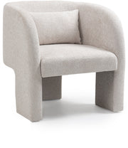 Fauteuil d'appoint en tissu chenille Sawyer