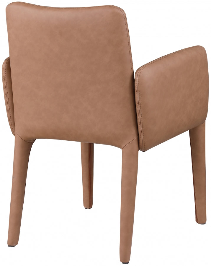 Chaise de salle à manger / chaise d'appoint en cuir végétalien Pelle
