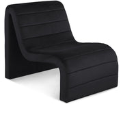 Fauteuil d'appoint en velours Ivy