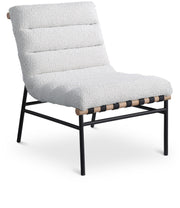 Fauteuil d'appoint en tissu boucle Burke