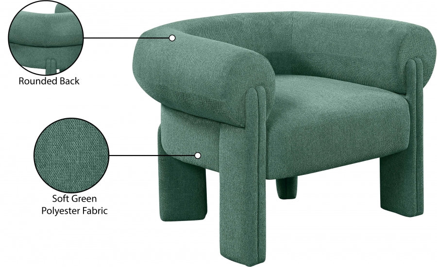 Fauteuil d'appoint en tissu Stefano